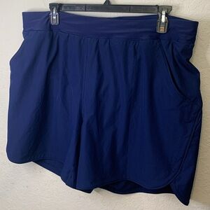 NWOT Land’s End Women's Navy Blue swim shorts